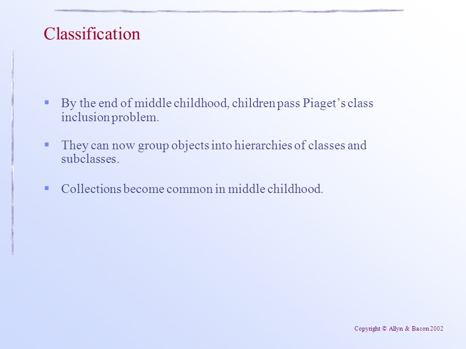 Piaget middle online childhood